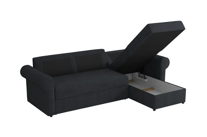 Midfeld 3-sits Hörnbäddsoffa Mustard yellow - Møbler - Sofaer - Sovesofaer - Sovesofa divan