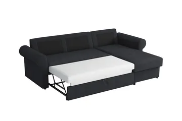 Midfeld 3-sits Hörnbäddsoffa NO_BRAND beige - Møbler - Sofaer - Sovesofaer - Sovesofa divan