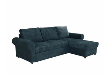 Midfeld 3-sits Hörnbäddsoffa NO_BRAND Dark blue - Møbler - Sofaer - Sovesofaer - Sovesofa divan