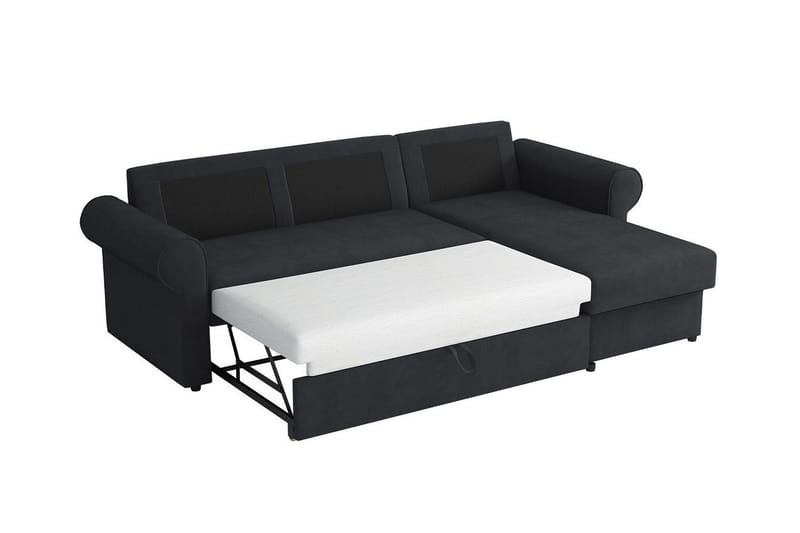 Midfeld 3-sits Hörnbäddsoffa NO_BRAND Dark Turquoise - Møbler - Sofaer - Sovesofaer - Sovesofa divan