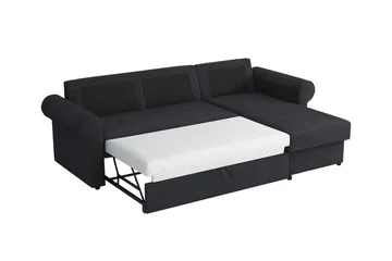 Midfeld 3-sits Hörnbäddsoffa NO_BRAND Light grey/Dark grey - Møbler - Sofaer - Sovesofaer - Hjørnesovesofa