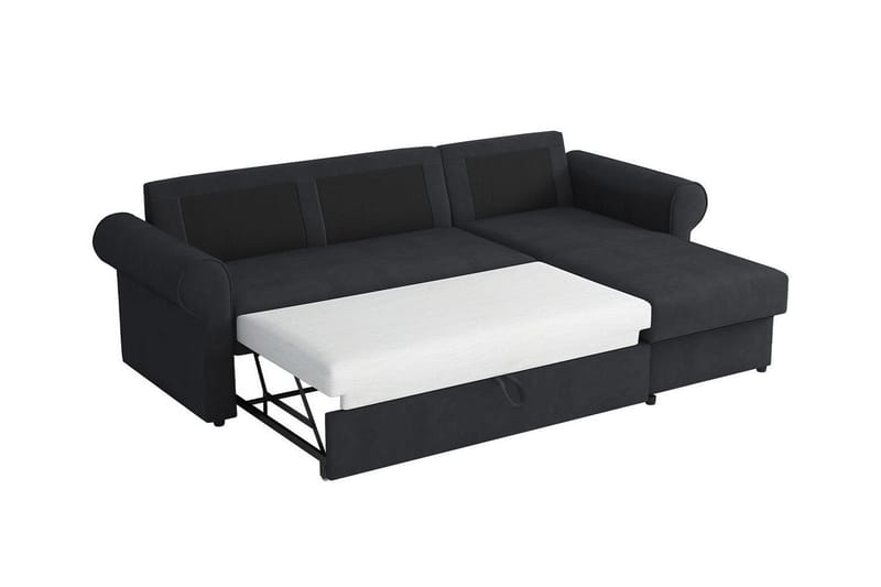 Midfeld 3-sits Hörnbäddsoffa NO_BRAND Light grey/Dark grey - Møbler - Sofaer - Sovesofaer - Hjørnesovesofa