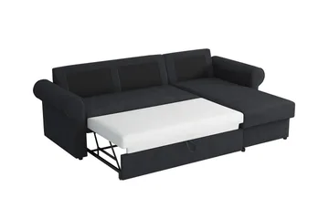 Midfeld 3-sits Hörnbäddsoffa NO_BRAND Mustard yellow - Møbler - Sofaer - Sovesofaer - Sovesofa divan