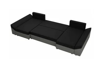 Midfeld 4-sits Hörnbäddsoffa Black - Møbler - Sofaer - Sovesofaer - Hjørnesovesofa