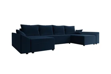 Midfeld 4-sits Hörnbäddsoffa blue - Møbler - Sofaer - Sovesofaer - Hjørnesovesofa