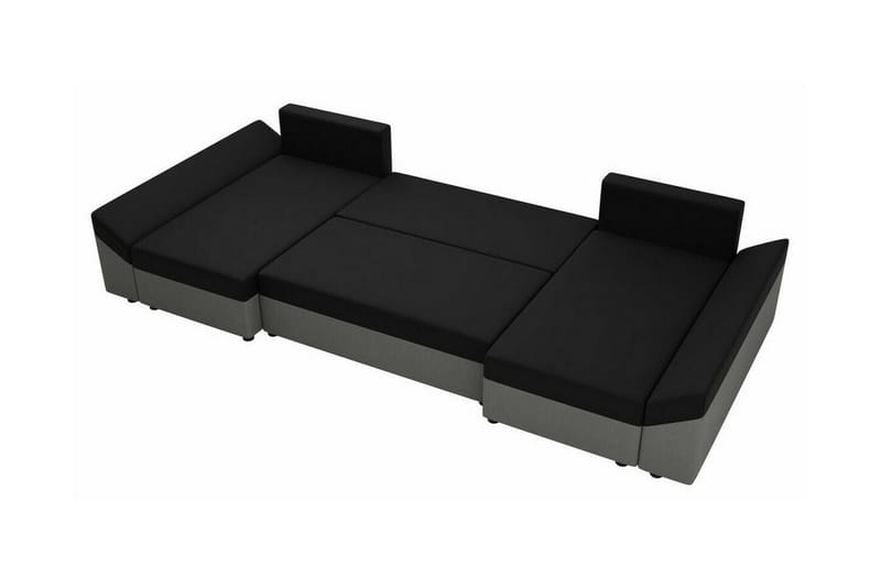 Midfeld 4-sits Hörnbäddsoffa Dark grey - Møbler - Sofaer - Sovesofaer - Hjørnesovesofa