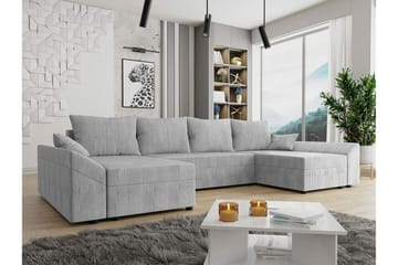Midfeld 4-sits Hörnbäddsoffa Light grey - Møbler - Sofaer - Sovesofaer - Langsgående sovesofa