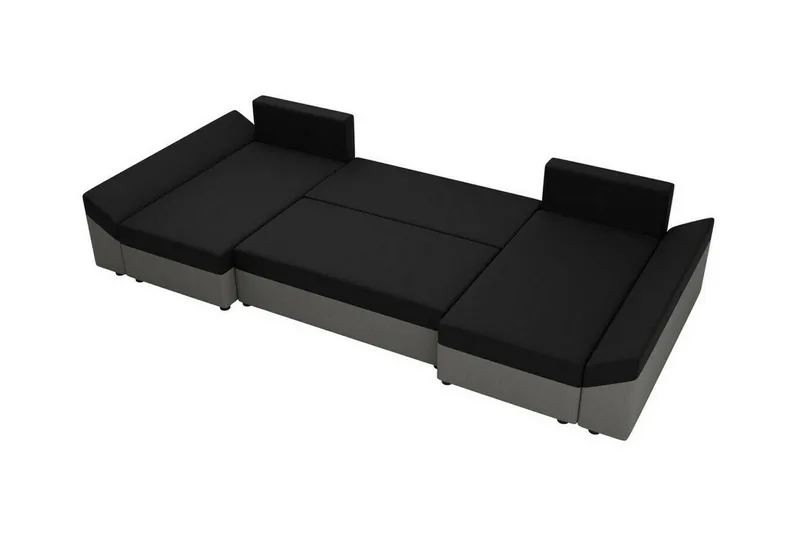 Midfeld 4-sits Hörnbäddsoffa NO_BRAND Dark green - Møbler - Sofaer - Sovesofaer - Sovesofa divan