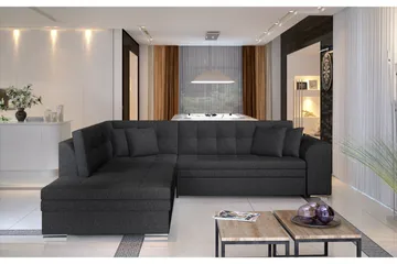 Moclino Hjørnesovesofa - Grå - Møbler - Sofaer - Sovesofaer - Hjørnesovesofa