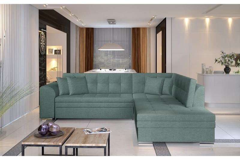 Moclino Hjørnesovesofa, Lysegrønn