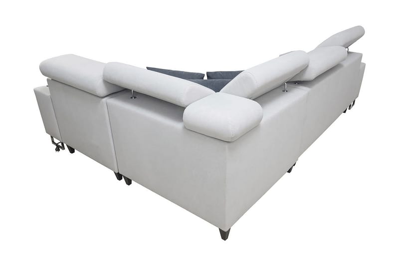 Morenia 3-seters Hjørnesovesofa Høyre - Lysegrå - Møbler - Sofaer - Sovesofaer - Hjørnesovesofa
