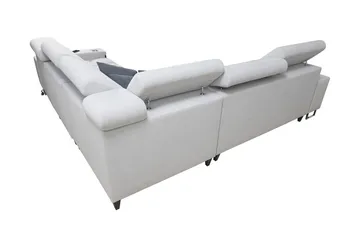 Morenia 4-seters Hjørnesovesofa Høyre - Lysegrå - Møbler - Sofaer - Sovesofaer - Hjørnesovesofa