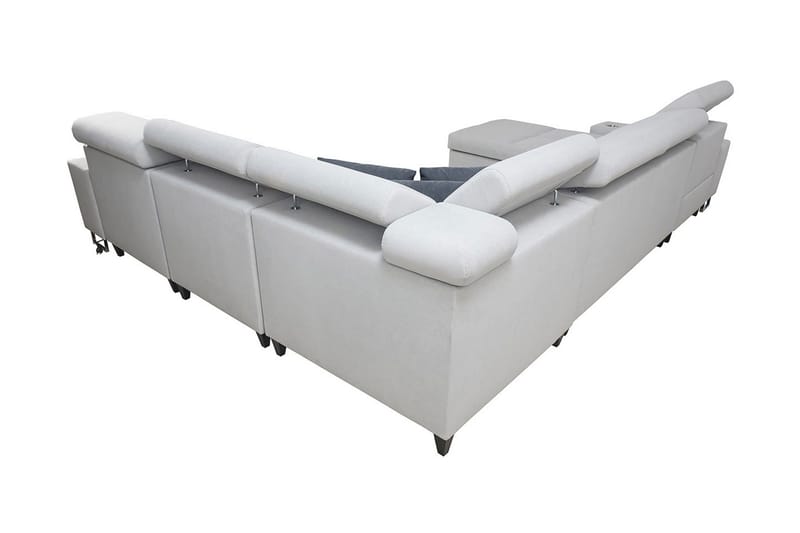 Morenia 4-seters Hjørnesovesofa Høyre - Svart - Møbler - Sofaer - Sovesofaer - Hjørnesovesofa