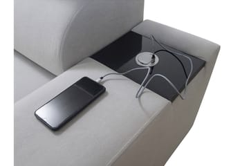 Morenia 4-seters Hjørnesovesofa Høyre - Svart - Møbler - Sofaer - Sovesofaer - Hjørnesovesofa