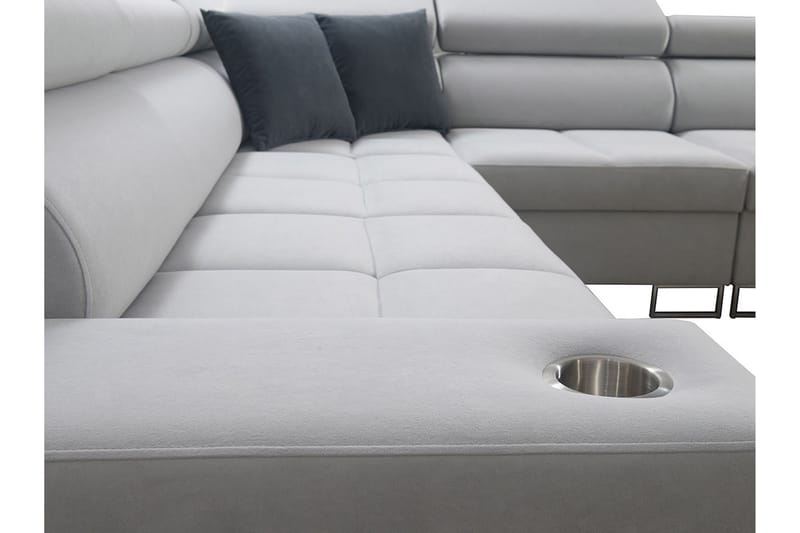 Morenia 4-seters Hjørnesovesofa Venstre - Svart - Møbler - Sofaer - Sovesofaer - Hjørnesovesofa