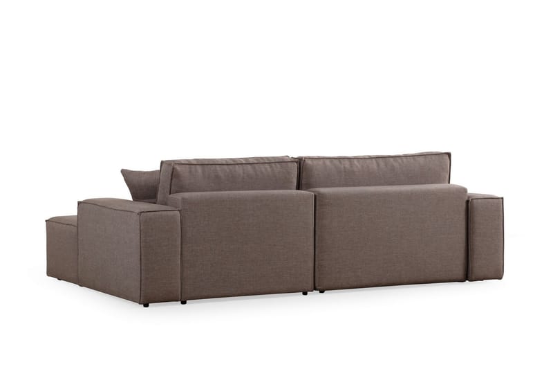 Munehiro Hjørnesovesofa - Brun - Møbler - Sofaer - Sovesofaer - Hjørnesovesofa