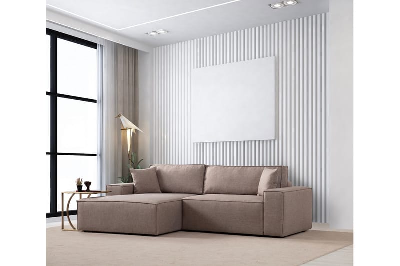 Munehiro Hjørnesovesofa, Brun