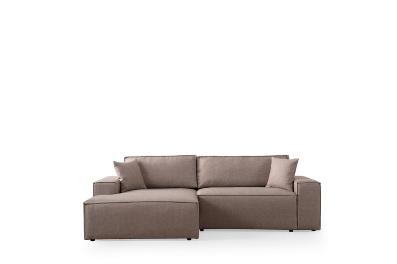 Munehiro Hjørnesovesofa - Brun - Møbler - Sofaer - Sovesofaer - Hjørnesovesofa