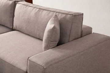 Munehiro Hjørnesovesofa - Brun - Møbler - Sofaer - Sovesofaer - Hjørnesovesofa