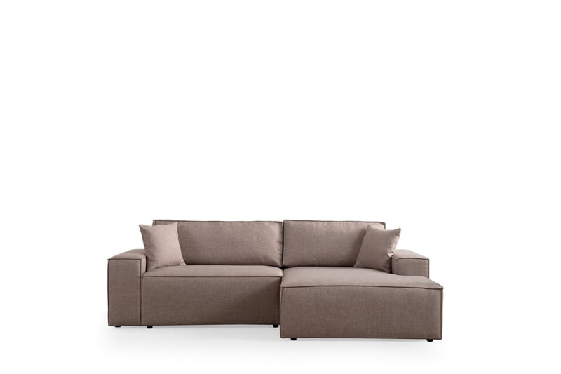 Munehiro Hjørnesovesofa - Brun - Møbler - Sofaer - Sovesofaer - Hjørnesovesofa