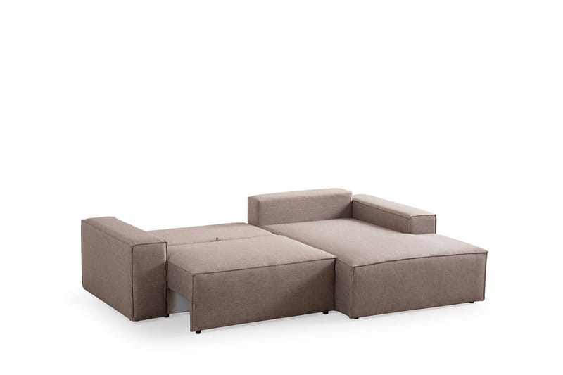 Munehiro Hjørnesovesofa - Brun - Møbler - Sofaer - Sovesofaer - Hjørnesovesofa