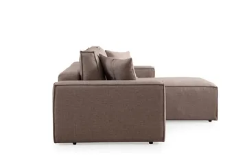 Munehiro Hjørnesovesofa - Brun - Møbler - Sofaer - Sovesofaer - Hjørnesovesofa