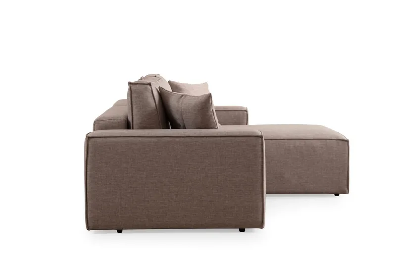 Munehiro Hjørnesovesofa - Brun - Møbler - Sofaer - Sovesofaer - Hjørnesovesofa