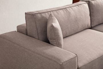 Munehiro Hjørnesovesofa - Brun - Møbler - Sofaer - Sovesofaer - Hjørnesovesofa
