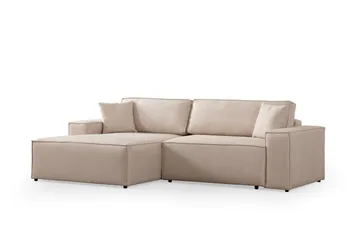 Munehiro Hjørnesovesofa - Ecru - Møbler - Sofaer - Sovesofaer - Hjørnesovesofa