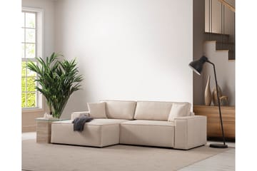 Munehiro Hjørnesovesofa - Ecru - Møbler - Sofaer - Sovesofaer - Hjørnesovesofa