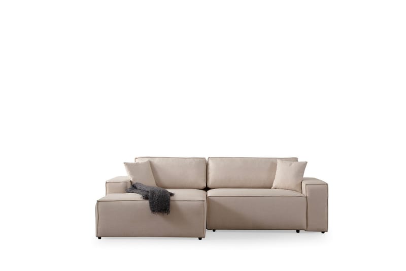 Munehiro Hjørnesovesofa - Ecru - Møbler - Sofaer - Sovesofaer - Hjørnesovesofa