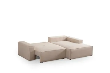 Munehiro Hjørnesovesofa - Ecru - Møbler - Sofaer - Sovesofaer - Hjørnesovesofa