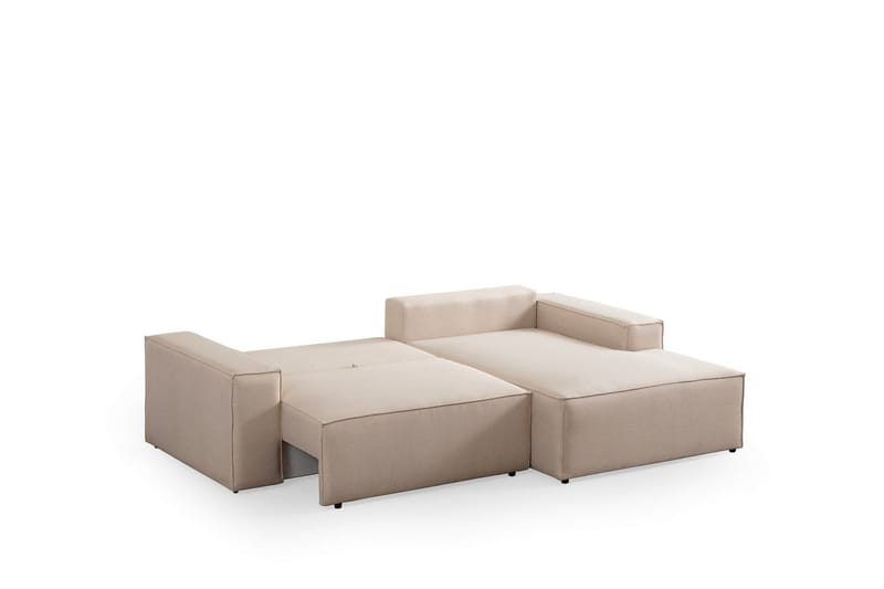 Munehiro Hjørnesovesofa - Ecru - Møbler - Sofaer - Sovesofaer - Hjørnesovesofa