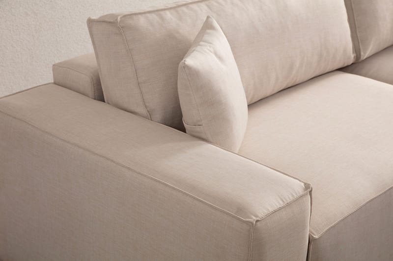 Munehiro Hjørnesovesofa - Ecru - Møbler - Sofaer - Sovesofaer - Hjørnesovesofa