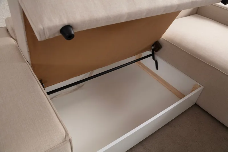 Munehiro Hjørnesovesofa - Ecru - Møbler - Sofaer - Sovesofaer - Hjørnesovesofa