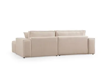 Munehiro Hjørnesovesofa - Ecru - Møbler - Sofaer - Sovesofaer - Hjørnesovesofa