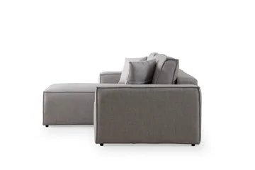 Munehiro Hjørnesovesofa - Lysegrå - Møbler - Sofaer - Sovesofaer - Hjørnesovesofa