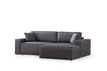 Munehiro Hjørnesovesofa - Mørkegrå - Møbler - Sofaer - Sovesofaer - Hjørnesovesofa
