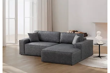 Munehiro Hjørnesovesofa - Mørkegrå - Møbler - Sofaer - Sovesofaer - Hjørnesovesofa