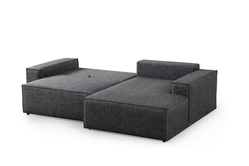 Munehiro Hjørnesovesofa - Mørkegrå - Møbler - Sofaer - Sovesofaer - Hjørnesovesofa