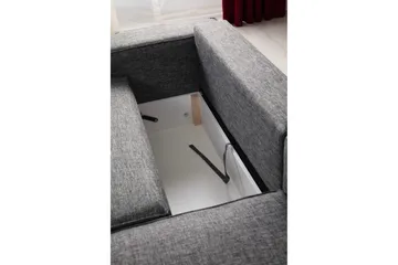 Munehiro Hjørnesovesofa - Mørkegrå - Møbler - Sofaer - Sovesofaer - Hjørnesovesofa