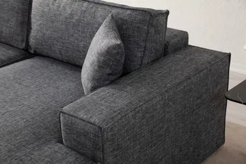Munehiro Hjørnesovesofa - Mørkegrå - Møbler - Sofaer - Sovesofaer - Hjørnesovesofa