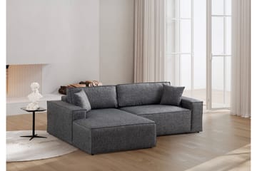 Munehiro Hjørnesovesofa - Mørkegrå - Møbler - Sofaer - Sovesofaer - Hjørnesovesofa