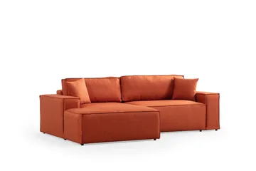 Munehiro Hjørnesovesofa - Oransje - Møbler - Sofaer - Sovesofaer - Hjørnesovesofa