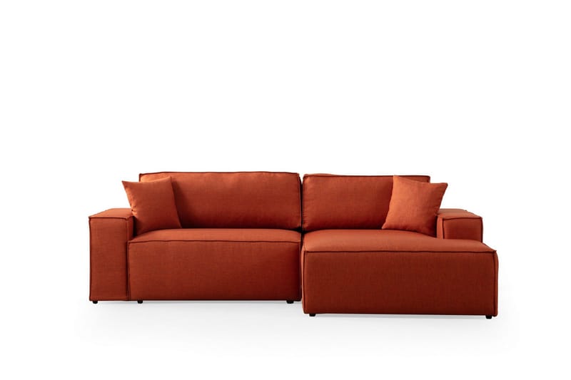 Munehiro Hjørnesovesofa - Oransje - Møbler - Sofaer - Sovesofaer - Hjørnesovesofa