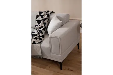 Naoko Sovesofa med divan - Beige - Møbler - Sofaer - Sovesofaer - Hjørnesovesofa