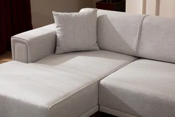 Naoko Sovesofa med divan - Beige - Møbler - Sofaer - Sovesofaer - Hjørnesovesofa