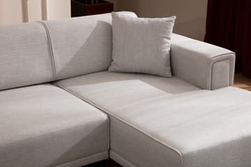 Naoko Sovesofa med divan - Beige - Møbler - Sofaer - Sovesofaer - Hjørnesovesofa