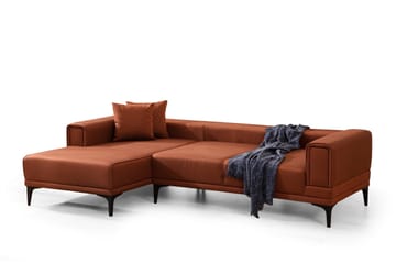 Naoko Sovesofa med divan - Rød - Møbler - Sofaer - Sovesofaer - Hjørnesovesofa