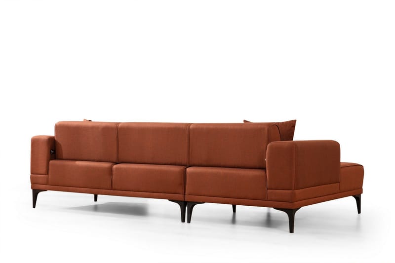 Naoko Sovesofa med divan - Rød - Møbler - Sofaer - Sovesofaer - Hjørnesovesofa
